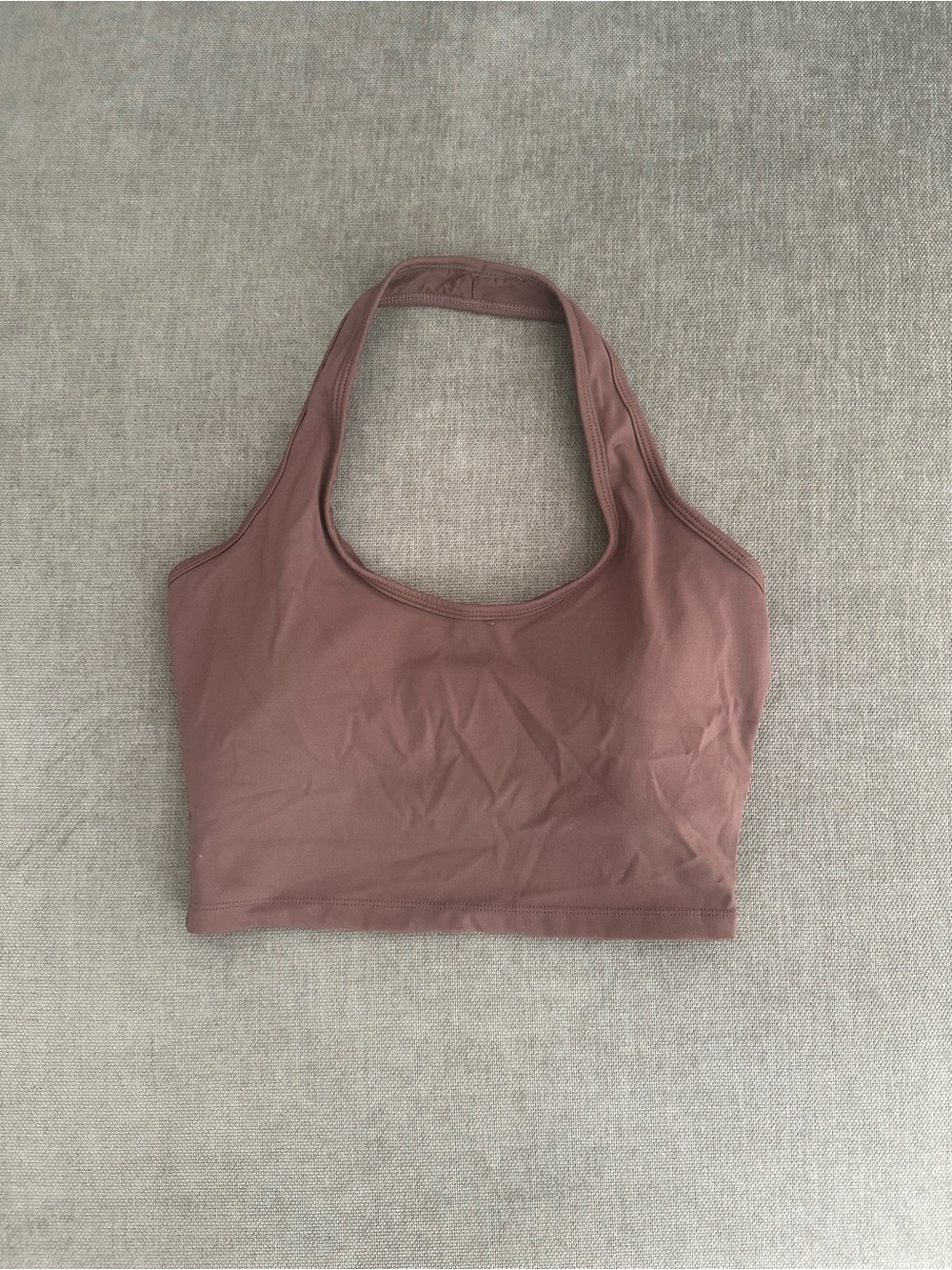 Muse Mauve Halter Crop Sports Bralette